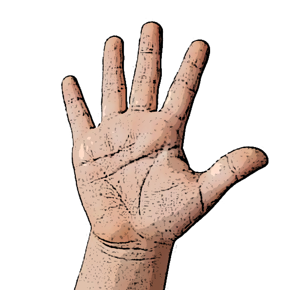 Child's hand